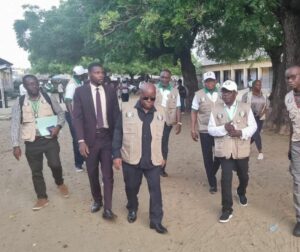 Akuofo-Addo and his ECOWAS delegation going round polling stations today in Benin