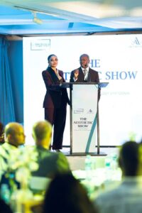 Dr Hamza Alao, Chief Executive of Medizone and Freda Edewor Francis, Director of Medizone