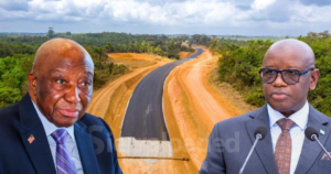 From left, Presidents Joseph Boaka and Maada Bio