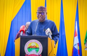 Governor Biodun Oyebanji at the lecture
