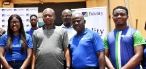 L-R: Team Lead, Corporate Social Responsibility (CSR), Fidelity Bank Plc, Victoria Abuka; Deputy Controller of Corrections, Enugu Maximum Security Custodial Centre, Dr. Sunday Igwe; Team Lead, Human Resources and Business Partner, East & South, Fidelity Bank Plc, Osayi Uwumarongie; and President, Legacy Inductees Class of 2026, Fidelity Bank Plc, Darlington Okereke; during Fidelity Bank’s donation of food and essential items to Enugu Maximum Security Custodial Centre, in Enugu State recently.