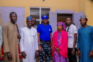 Kano state Commissioner of Police and leaders of the CSOs after the meeting