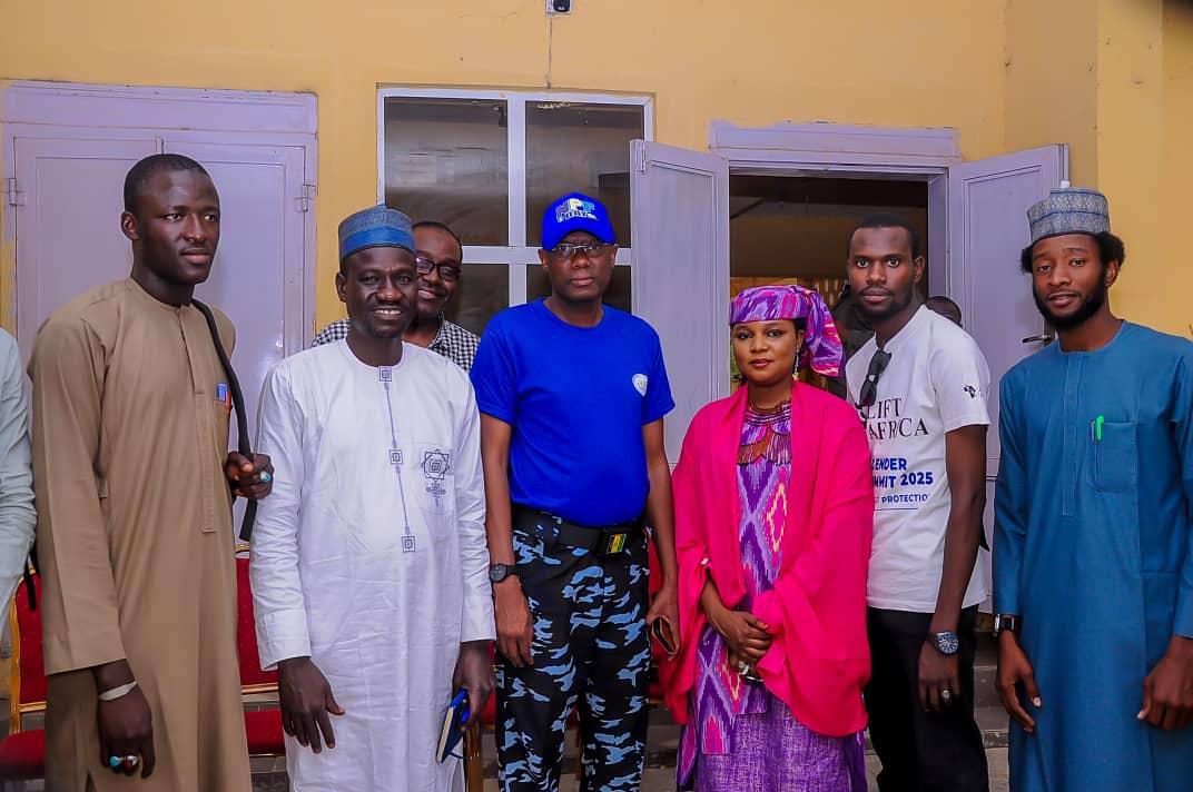 Kano state Commissioner of Police and leaders of the CSOs after the meeting