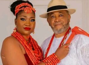 Patrick Doyle and his wife, Funmilayo