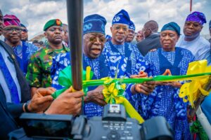 President Tinubu commissioning the project