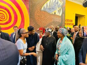 President Tinubu, his wife Oluremi and others at Tate Modern