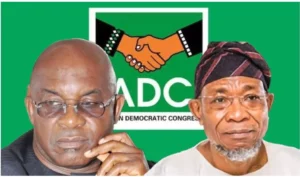 Rauf Aregbesola and David Mark