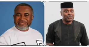 Zak Orji, left, and Kenneth Okonkwo