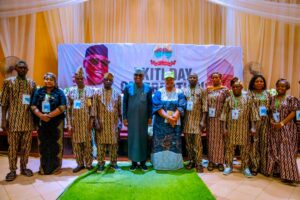Governor Oyebanji in Akure, during the 2026 Ekiti Day Celebration organized in his honour by Ekiti indigenes living in Ondo State.