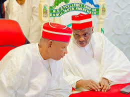 Dr Rabiu Kwanwaso and Governor Kabir Yusuf