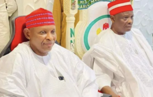 Dr Rabiu Kwanwaso and Governor Kabir Yusuf
