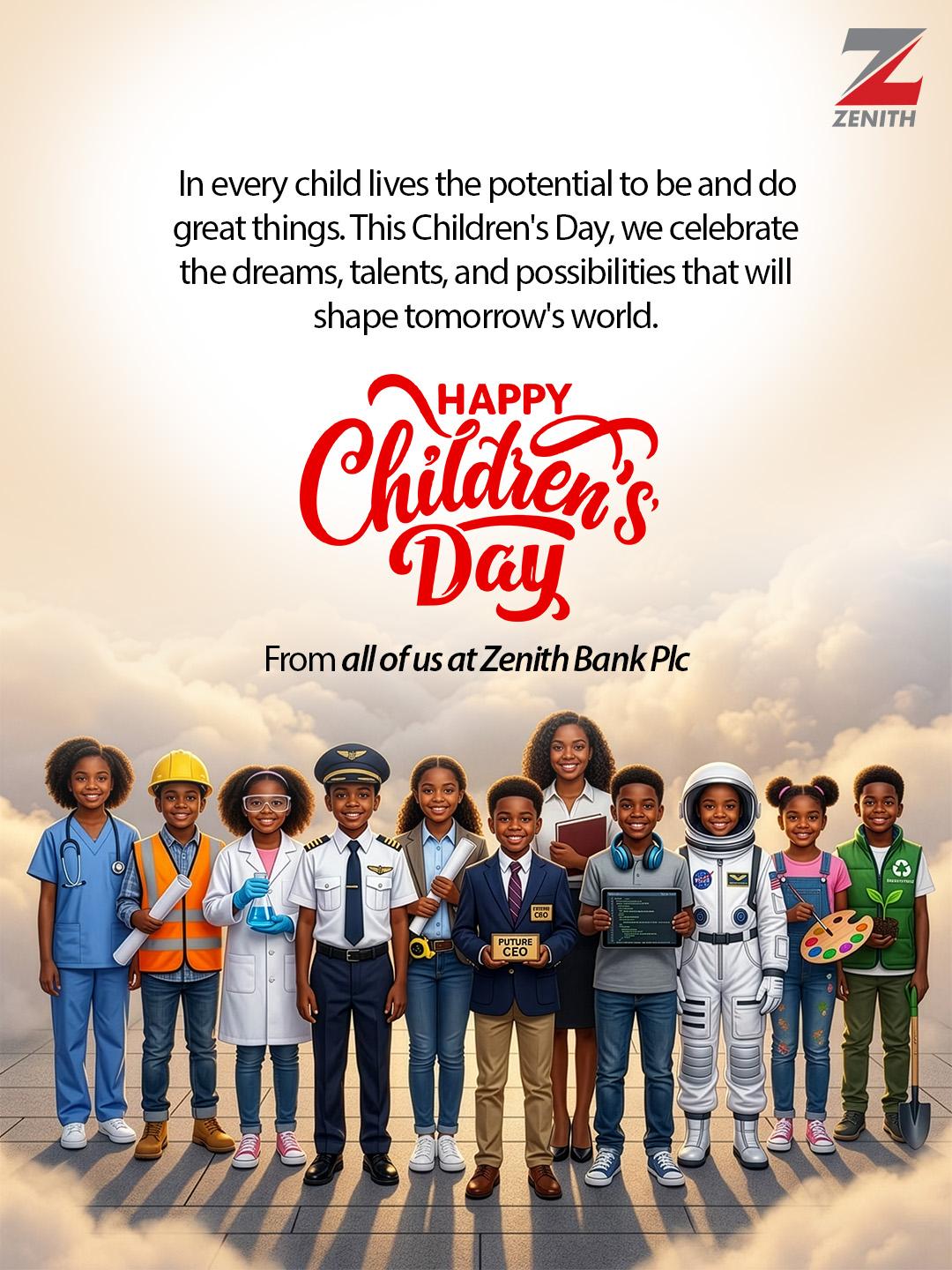 Zenith Bank Elevates Focus on Children, Renewing Commitment To Raising Tomorrow’s Leaders