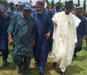 Nuhu Ribadu, Gbajabiamila and othr members of the FG team