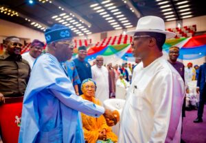 President Tinubu meets his challenger, Stanley Osifo in Abuja. The young man demonstrated courage in contesting for the APC presidential ticket.