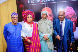 Soji Akinrinade, Olori Janet Afolabi, Rabi, Yakubu Mohammed 's wife and Ray Ekpu