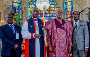 the Bishop of the Remo Diocese and Archbishop of the Ecclesiastical Province of Lagos, Olusina Fape, Governor Abiodun, and others